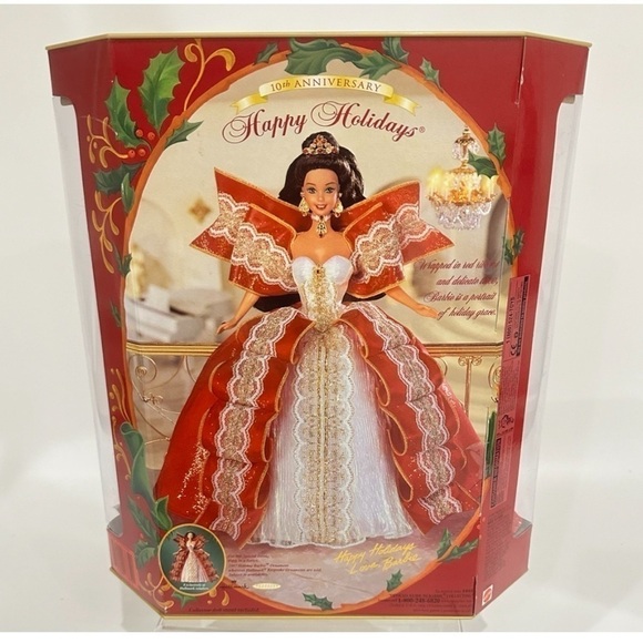 Barbie 1997 Holiday Happy Holidays RARE Vintage Barbie Doll by Mattel NEW - Picture 2 of 8
